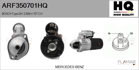 Starter ARF350701HQ FLAMAR