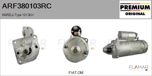 Starter ARF380103RC FLAMAR