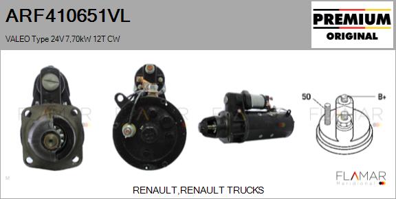 Starter ARF410651VL FLAMAR