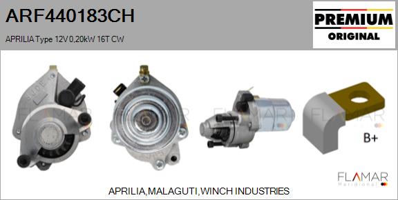Starter ARF440183CH FLAMAR