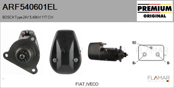Starter ARF540601EL FLAMAR