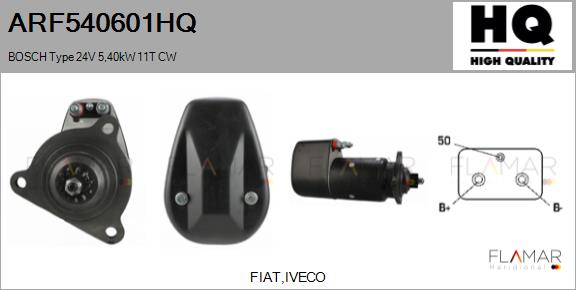 Starter ARF540601HQ FLAMAR