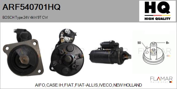 Starter ARF540701HQ FLAMAR