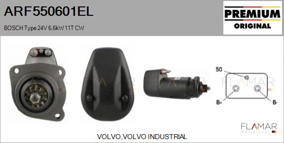 Starter ARF550601EL FLAMAR