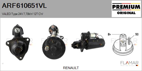 Starter ARF610651VL FLAMAR