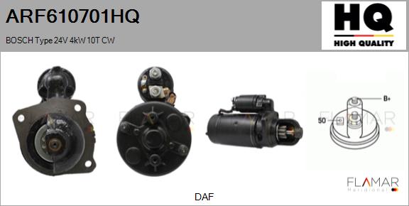 Starter ARF610701HQ FLAMAR