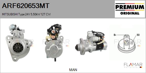 Starter ARF620653MT FLAMAR