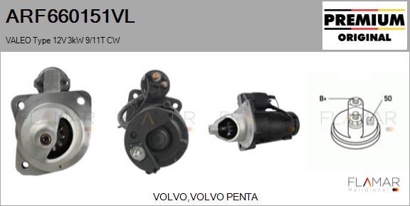 Starter ARF660151VL FLAMAR