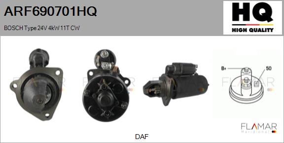 Starter ARF690701HQ FLAMAR