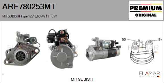 Starter ARF780253MT FLAMAR
