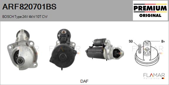 Starter ARF820701BS FLAMAR