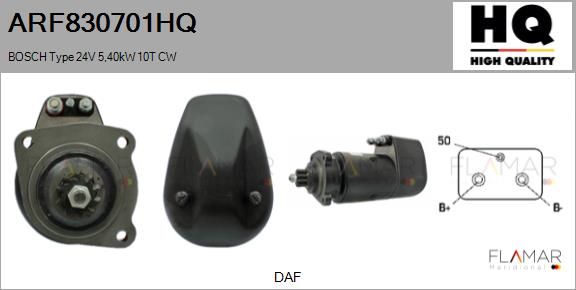 Starter ARF830701HQ FLAMAR