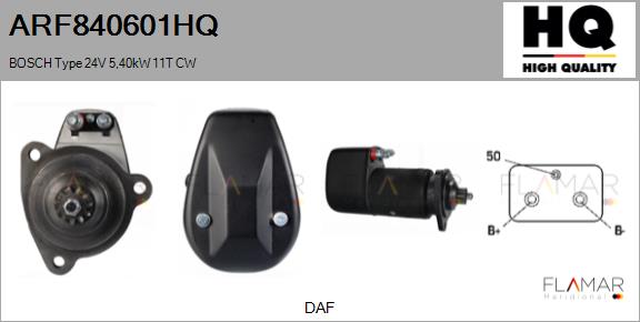 Starter ARF840601HQ FLAMAR
