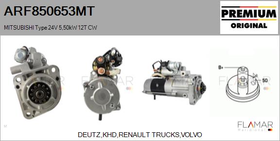 Starter ARF850653MT FLAMAR