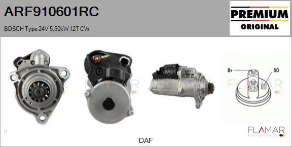 Starter ARF910601RC FLAMAR