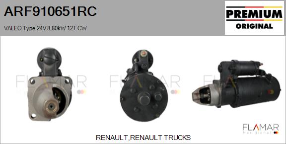 Starter ARF910651RC FLAMAR
