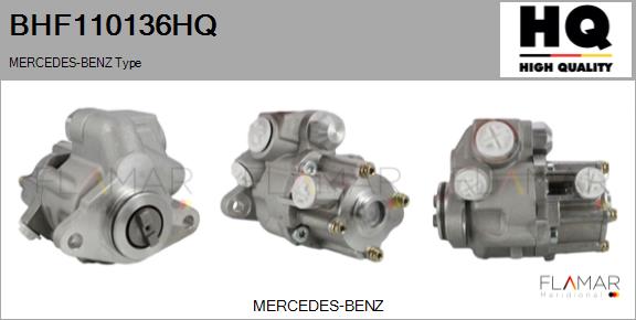 Pompa hidraulica, sistem de directie BHF110136HQ FLAMAR