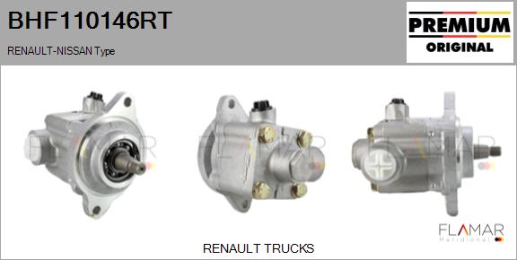 Pompa hidraulica, sistem de directie BHF110146RT FLAMAR