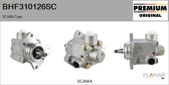 Pompa hidraulica, sistem de directie BHF310126SC FLAMAR