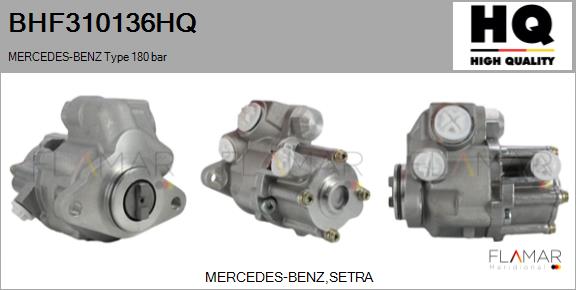 Pompa hidraulica, sistem de directie BHF310136HQ FLAMAR