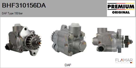 Pompa hidraulica, sistem de directie BHF310156DA FLAMAR