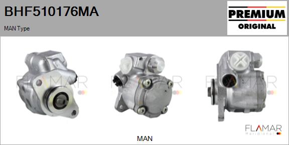 Pompa hidraulica, sistem de directie BHF510176MA FLAMAR