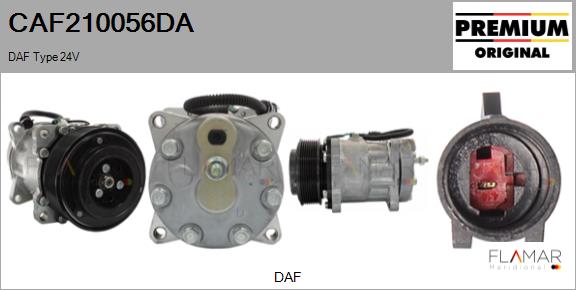 Compresor, climatizare CAF210056DA FLAMAR