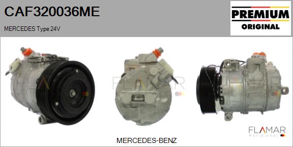 Compresor, climatizare CAF320036ME FLAMAR