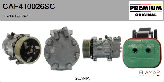 Compresor, climatizare CAF410026SC FLAMAR