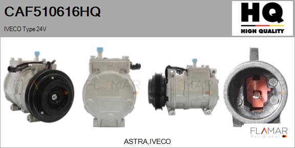 Compresor, climatizare CAF510616HQ FLAMAR