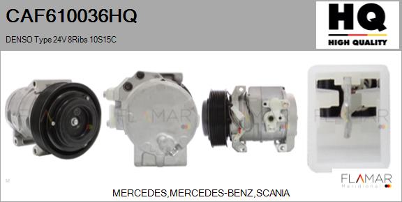 Compresor, climatizare CAF610036HQ FLAMAR