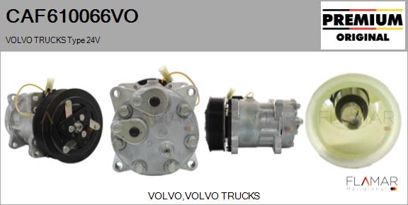 Compresor, climatizare CAF610066VO FLAMAR