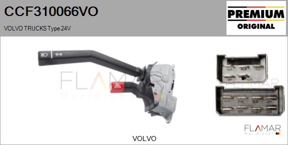 Comutator coloana directie CCF310066VO FLAMAR