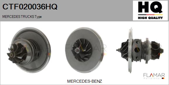 Ansamblu miez turbo CTF020036HQ FLAMAR