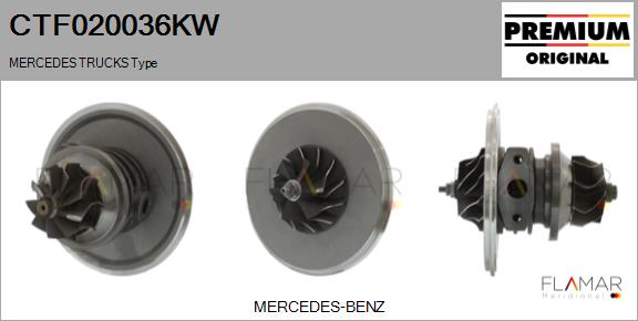 Ansamblu miez turbo CTF020036KW FLAMAR