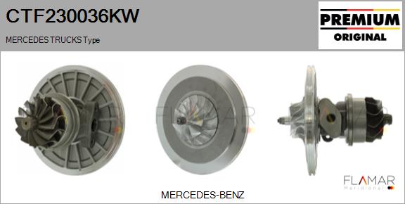 Ansamblu miez turbo CTF230036KW FLAMAR