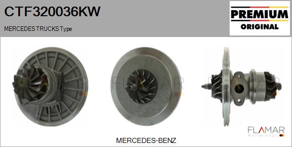 Ansamblu miez turbo CTF320036KW FLAMAR