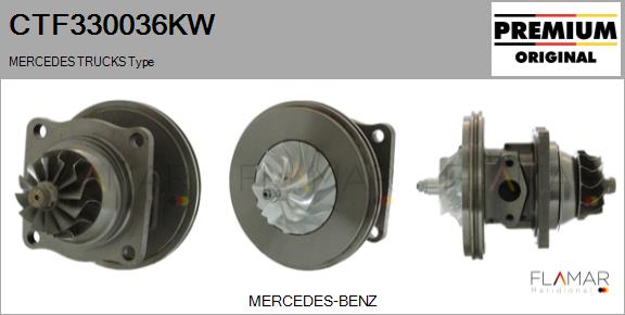 Ansamblu miez turbo CTF330036KW FLAMAR