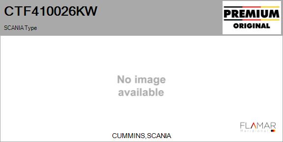 Ansamblu miez turbo CTF410026KW FLAMAR