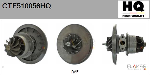 Ansamblu de bază, turbocompresor CTF510056HQ FLAMAR
