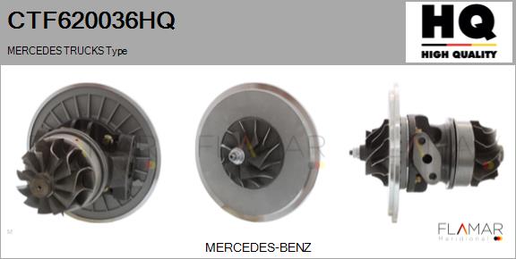 Ansamblu miez turbo CTF620036HQ FLAMAR