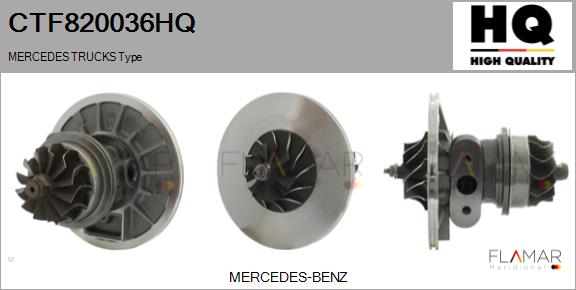 Ansamblu miez turbo CTF820036HQ FLAMAR