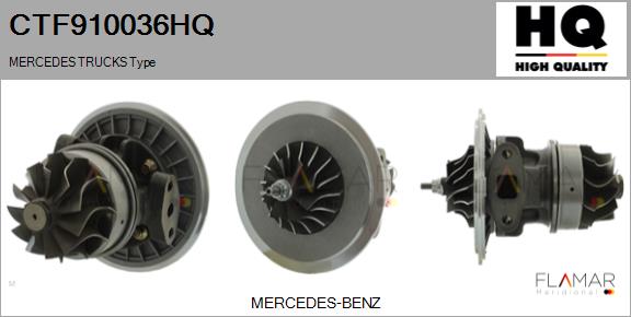 Ansamblu miez turbo CTF910036HQ FLAMAR