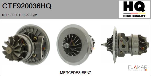 Ansamblu miez turbo CTF920036HQ FLAMAR