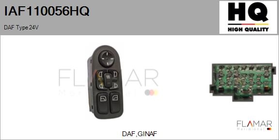 Comutator,macara geam IAF110056HQ FLAMAR