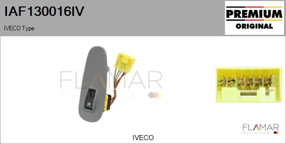 Comutator,macara geam IAF130016IV FLAMAR
