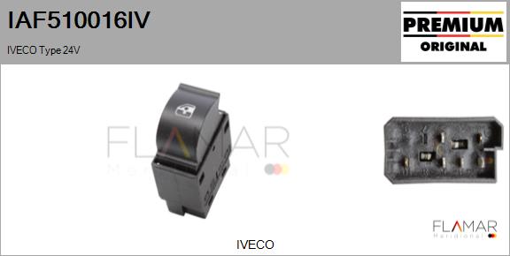 Comutator,macara geam IAF510016IV FLAMAR