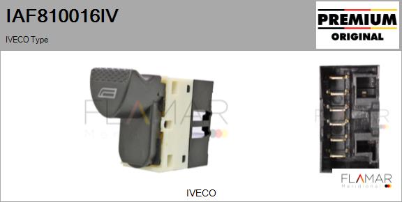 Comutator,macara geam IAF810016IV FLAMAR