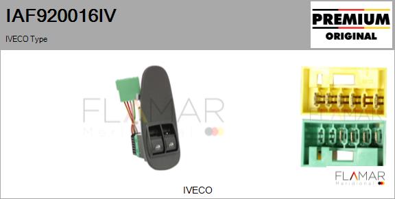 Comutator,macara geam IAF920016IV FLAMAR