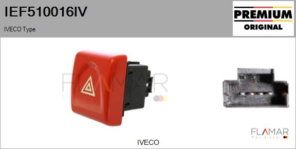 Comutator ,lumini de avarie IEF510016IV FLAMAR